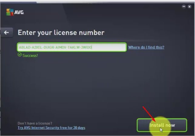 Avg Free Activation Code 2016
